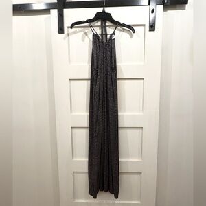 Flowy Black and White Women's Dress